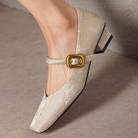 Winifred | Comfortable Heels Orthopedic Buckle