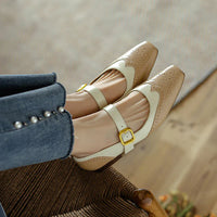 Vera | Comfortable Flats Orthopedic Buckle