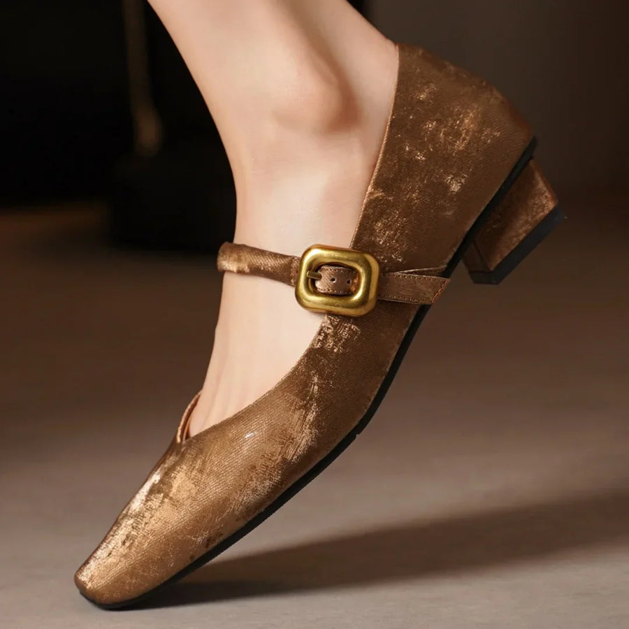 Winifred | Comfortable Heels Orthopedic Buckle