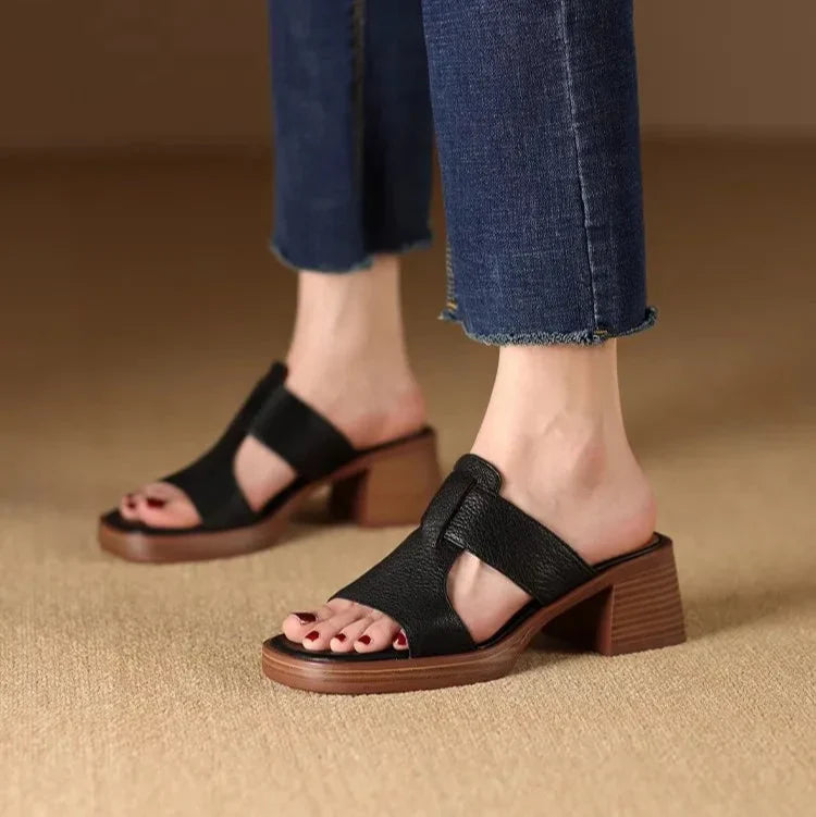 Tatum | Comfortable Sandals Orthopedic Block Heel