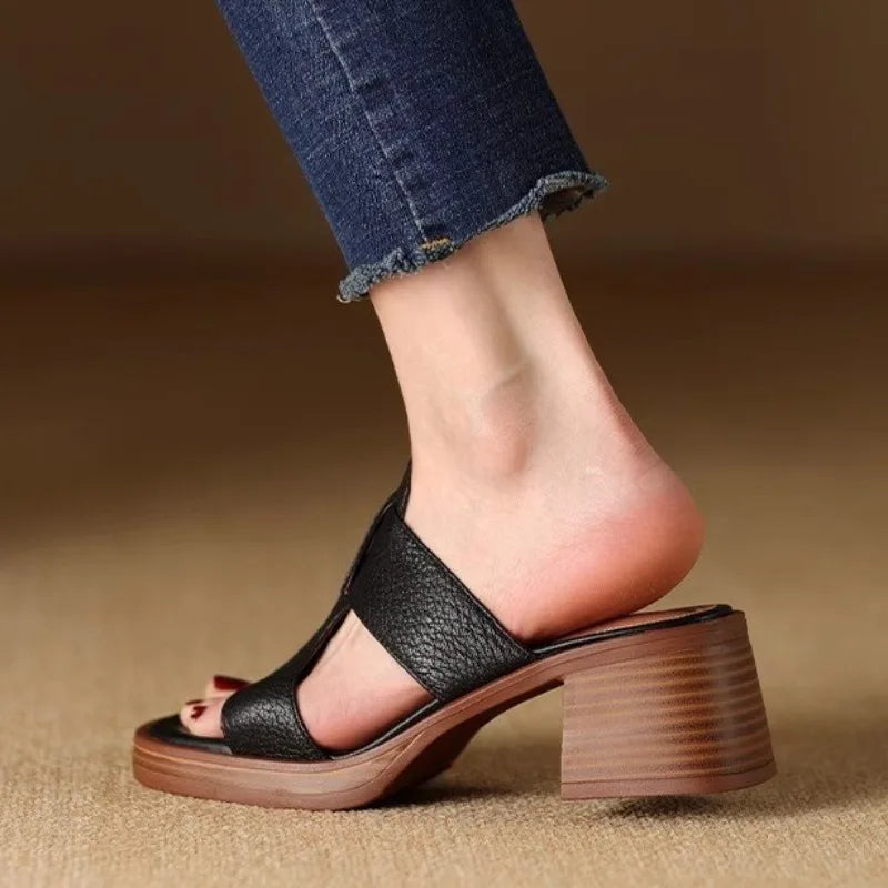Tatum | Comfortable Sandals Orthopedic Block Heel