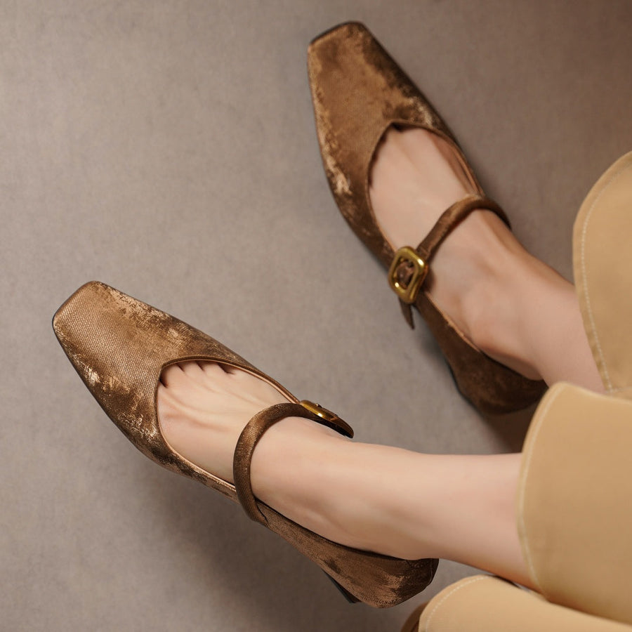 Winifred | Comfortable Heels Orthopedic Buckle