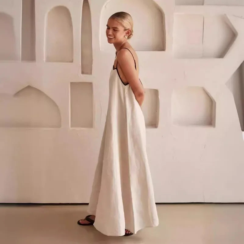 Kathleen | Maxi Sundress Square Neckline