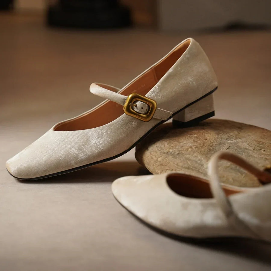 Winifred | Comfortable Heels Orthopedic Buckle
