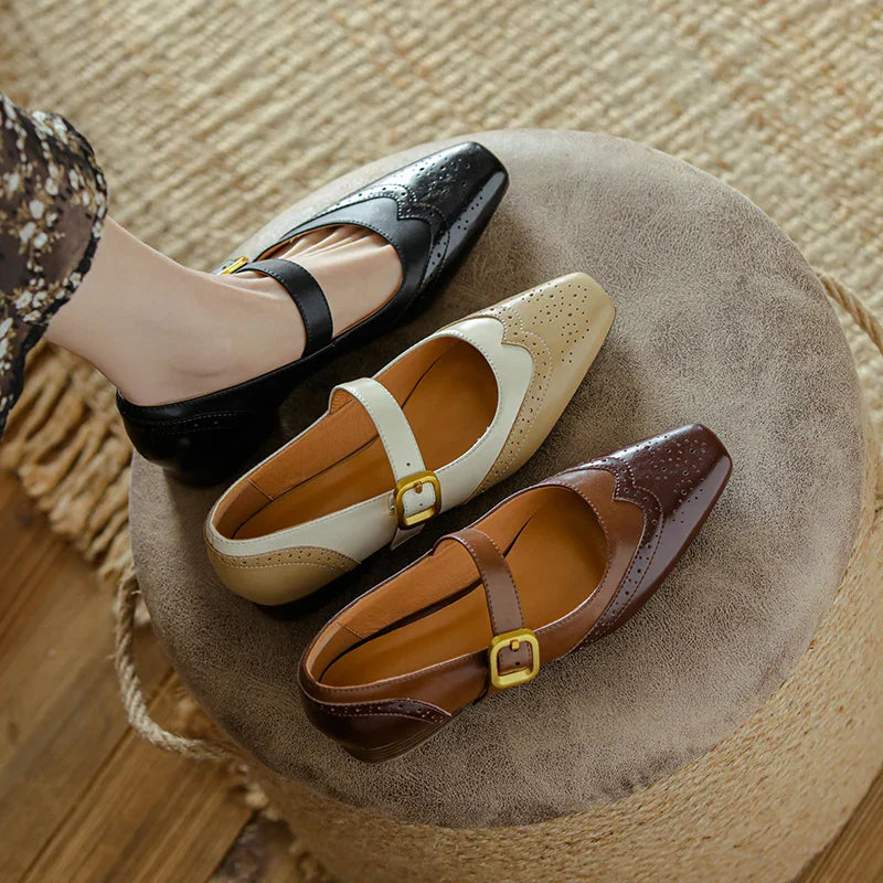 Vera | Comfortable Flats Orthopedic Buckle