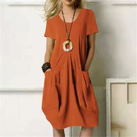 Lara | Sundress Round Neck Short Sleeve