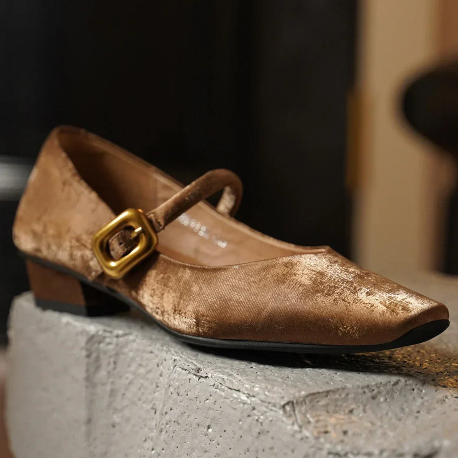 Winifred | Comfortable Heels Orthopedic Buckle