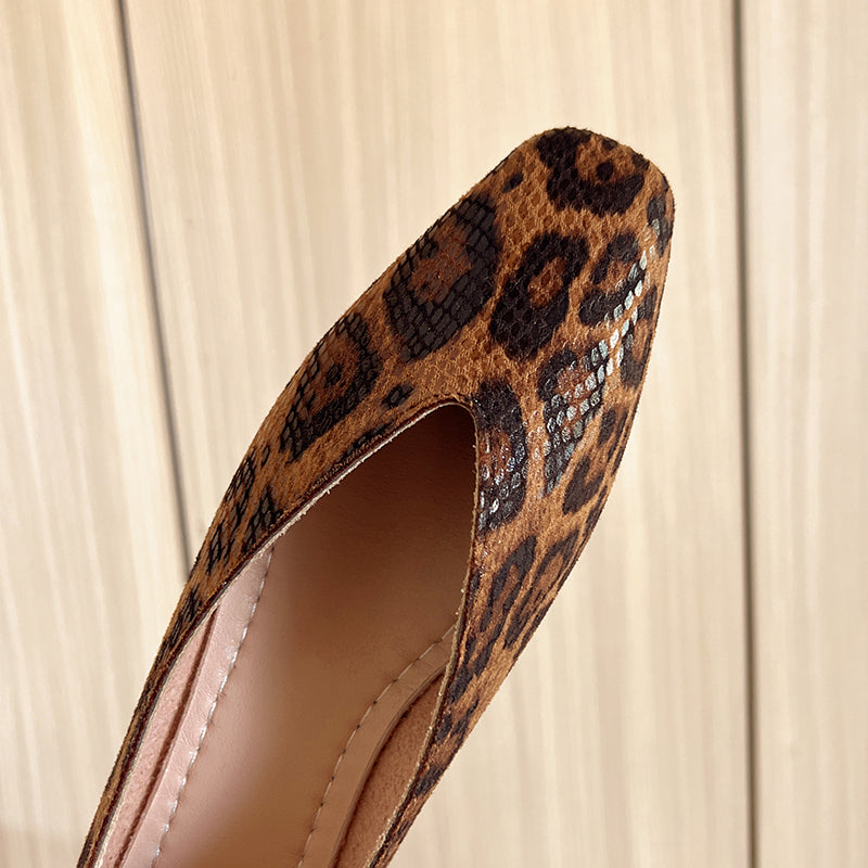 Emery | Comfortable Flats Orthopedic Square Toe