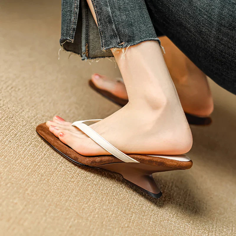Ramona | Comfortable Heels Orthopedic Square Toe
