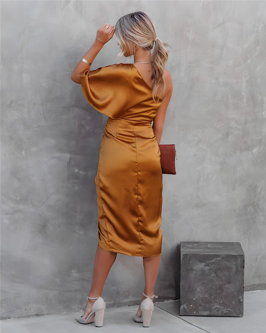 Ava | Wedding Guest Dress One-Shoulder Asymmetric