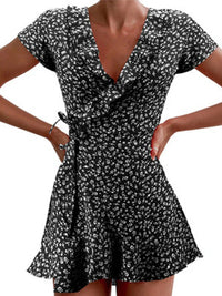 Madeline | Wrap Mini Dress V-Neck