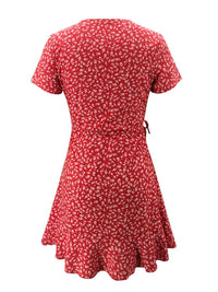 Madeline | Wrap Mini Dress V-Neck