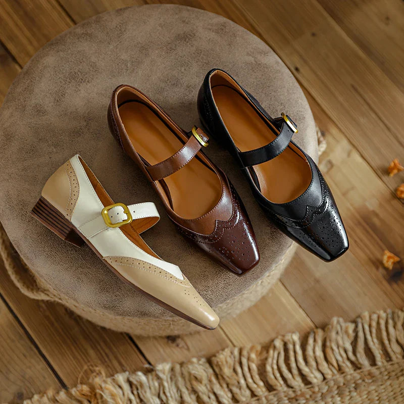 Vera | Comfortable Flats Orthopedic Buckle