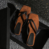 Ramona | Comfortable Heels Orthopedic Square Toe