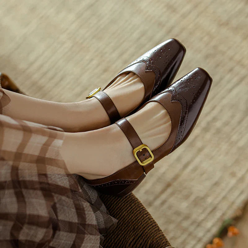 Vera | Comfortable Flats Orthopedic Buckle