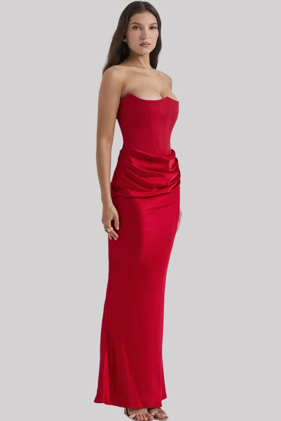 Lottie | Wedding Guest Maxi Dress Strapless