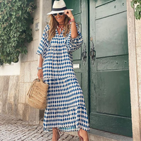 Riley | Boho Sundress Floral V-Neck