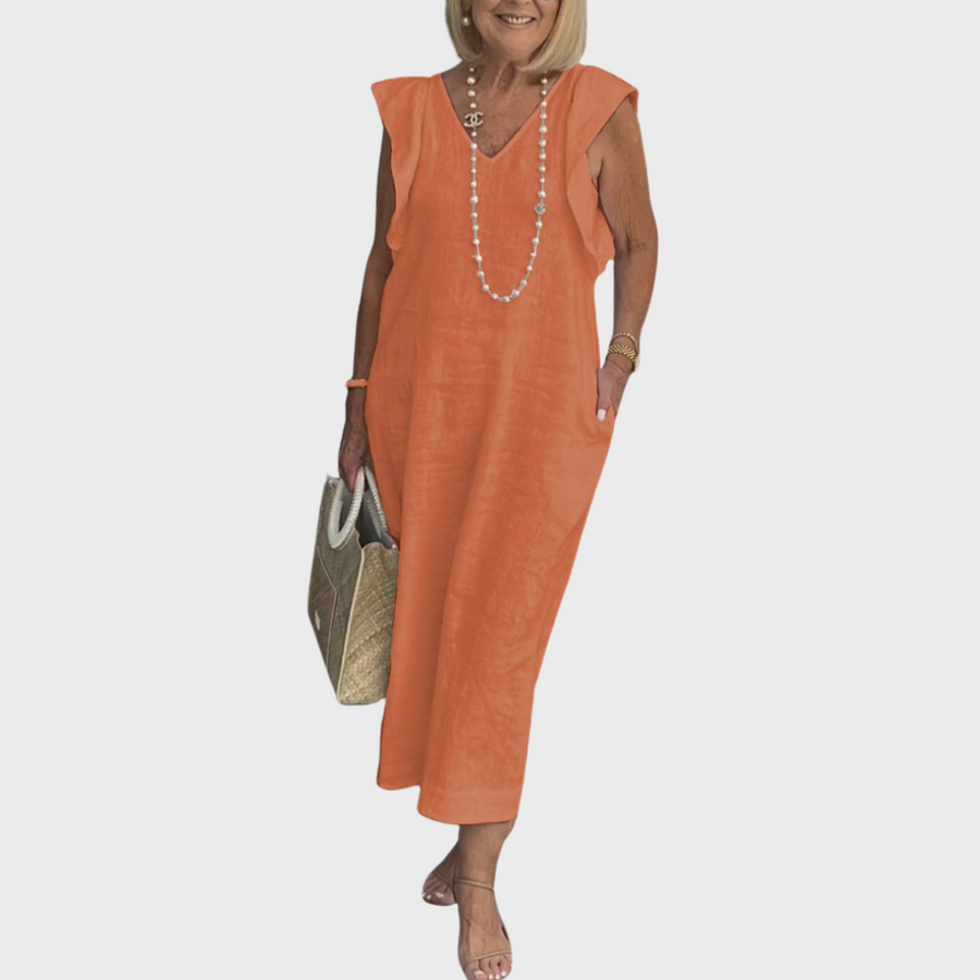 Tabitha | Sundress V-Neck Cap Sleeve