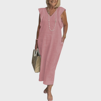 Tabitha | Sundress V-Neck Cap Sleeve