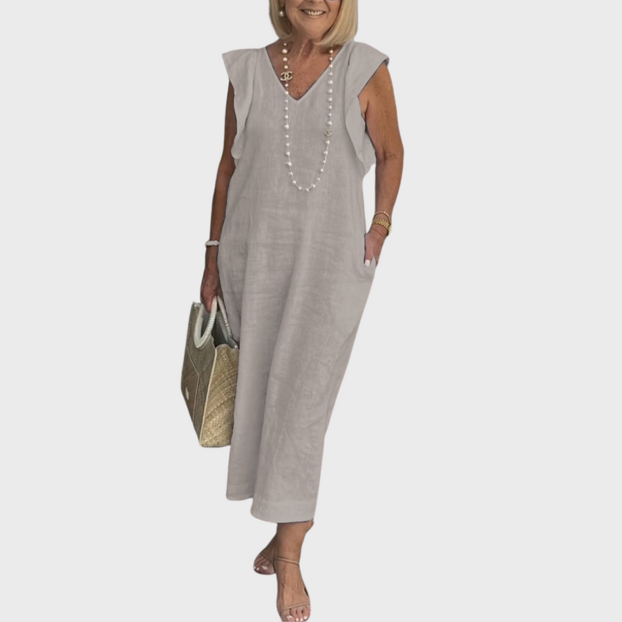 Tabitha | Sundress V-Neck Cap Sleeve