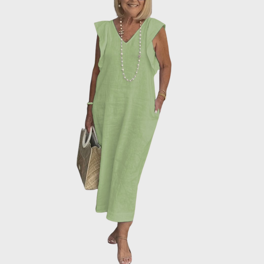 Tabitha | Sundress V-Neck Cap Sleeve