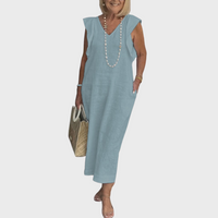 Tabitha | Sundress V-Neck Cap Sleeve