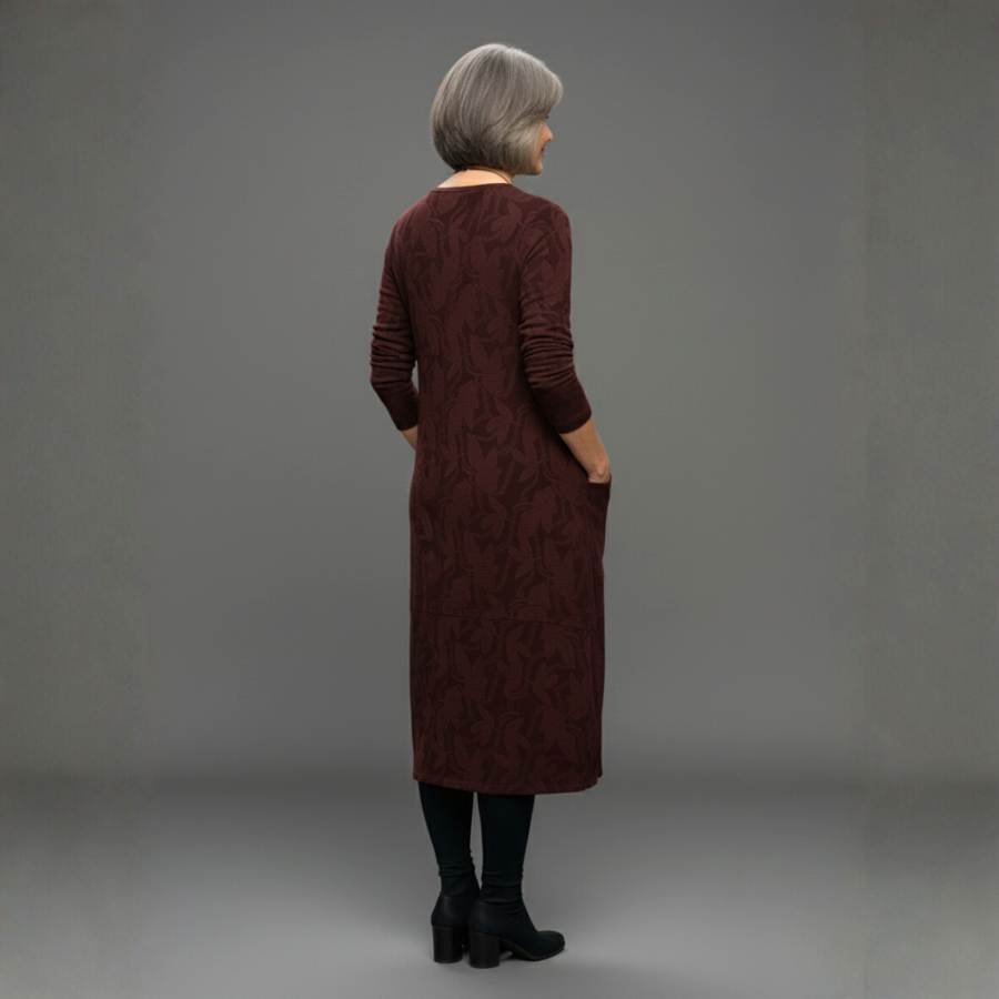 Maya | Printed Midi Shift Dress