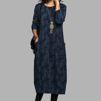 Maya | Printed Midi Shift Dress
