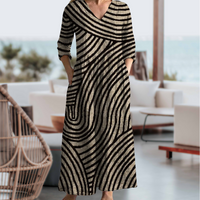 Rosa | Striped Maxi Dress