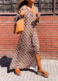 Caroline | Boho Dress V-Neck