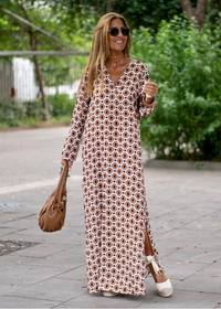 Caroline | Boho Dress V-Neck