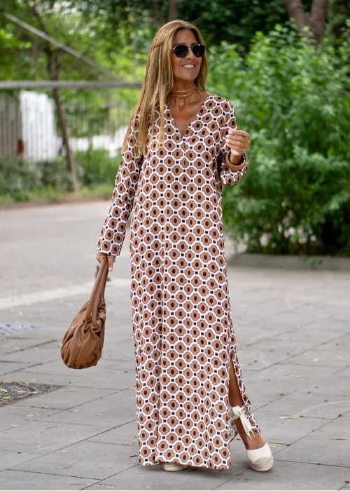 Caroline | Boho Dress V-Neck