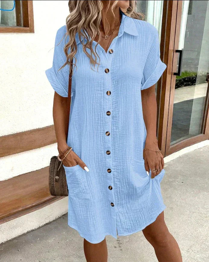 Zoey | Relaxed Shirt Dress