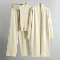 Aliyah | Three-Piece Set Longline Cardigan