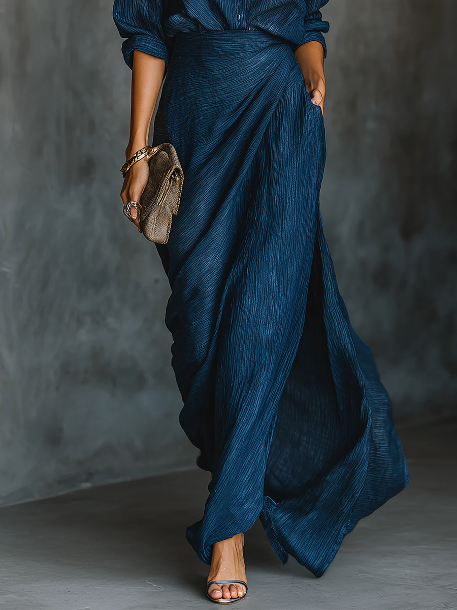 Hannah | Button Front with Maxi Skirt