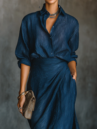 Hannah | Button Front with Maxi Skirt