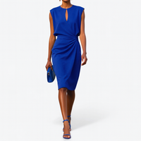 Grace | Cocktail Midi Dress Keyhole