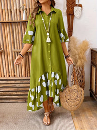 Wanda | Midi Dress Button-Front