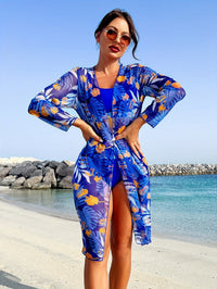 Chloe | Bikini Tropical Long Sleeve