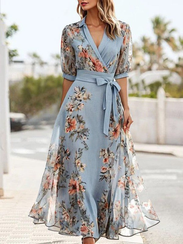 Camille | Wedding Guest Midi Dress Floral