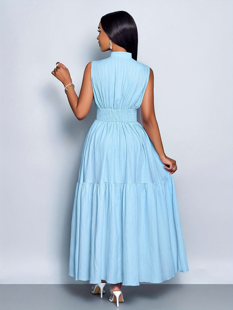 Briar | Wedding Guest Maxi Dress A-Line Mock