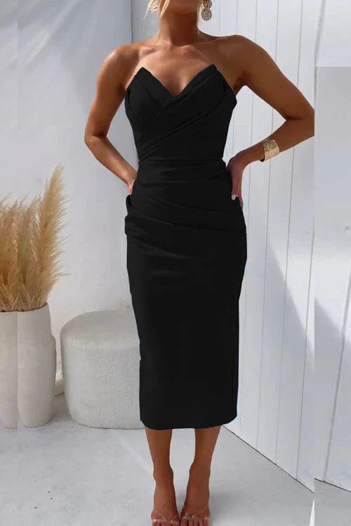 Morgan | Wedding Guest Dress Strapless