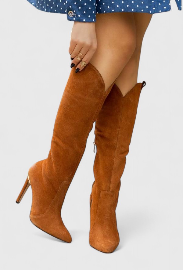 Rosalie | Knee High Boots Orthopedic Pointed Toe