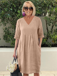Thalia | Midi Sundress V-Neck