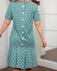 Joy | Polka Dot Dress Floral A-Line