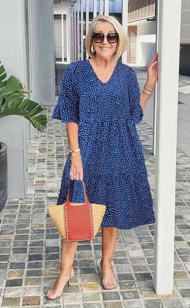 Joy | Sundress V-Neck Short Sleeve