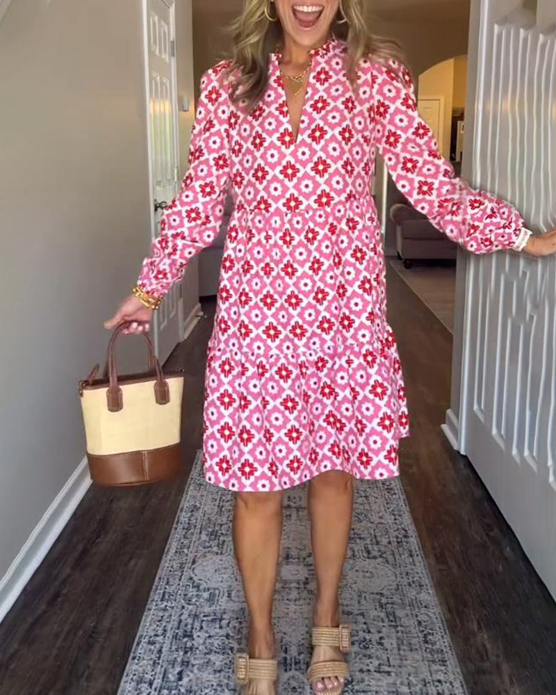 Noelle | Sundress Tiered Long Sleeve