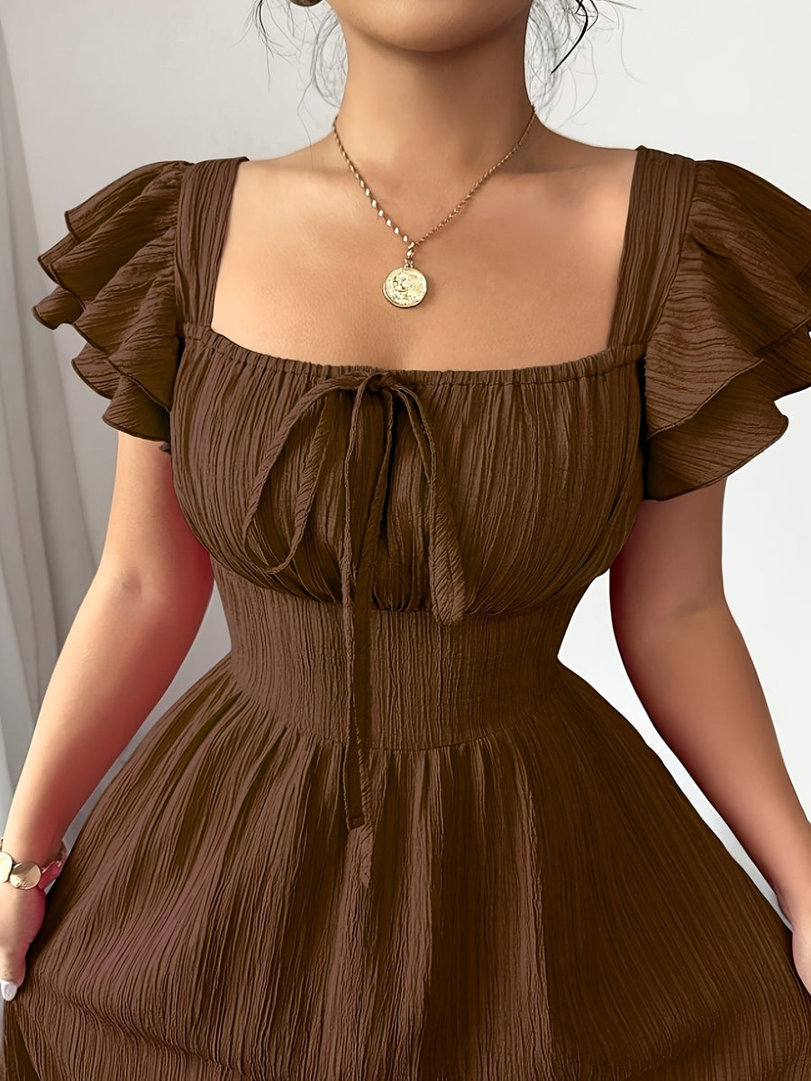 Polly | Wedding Guest Maxi Dress Square Neck