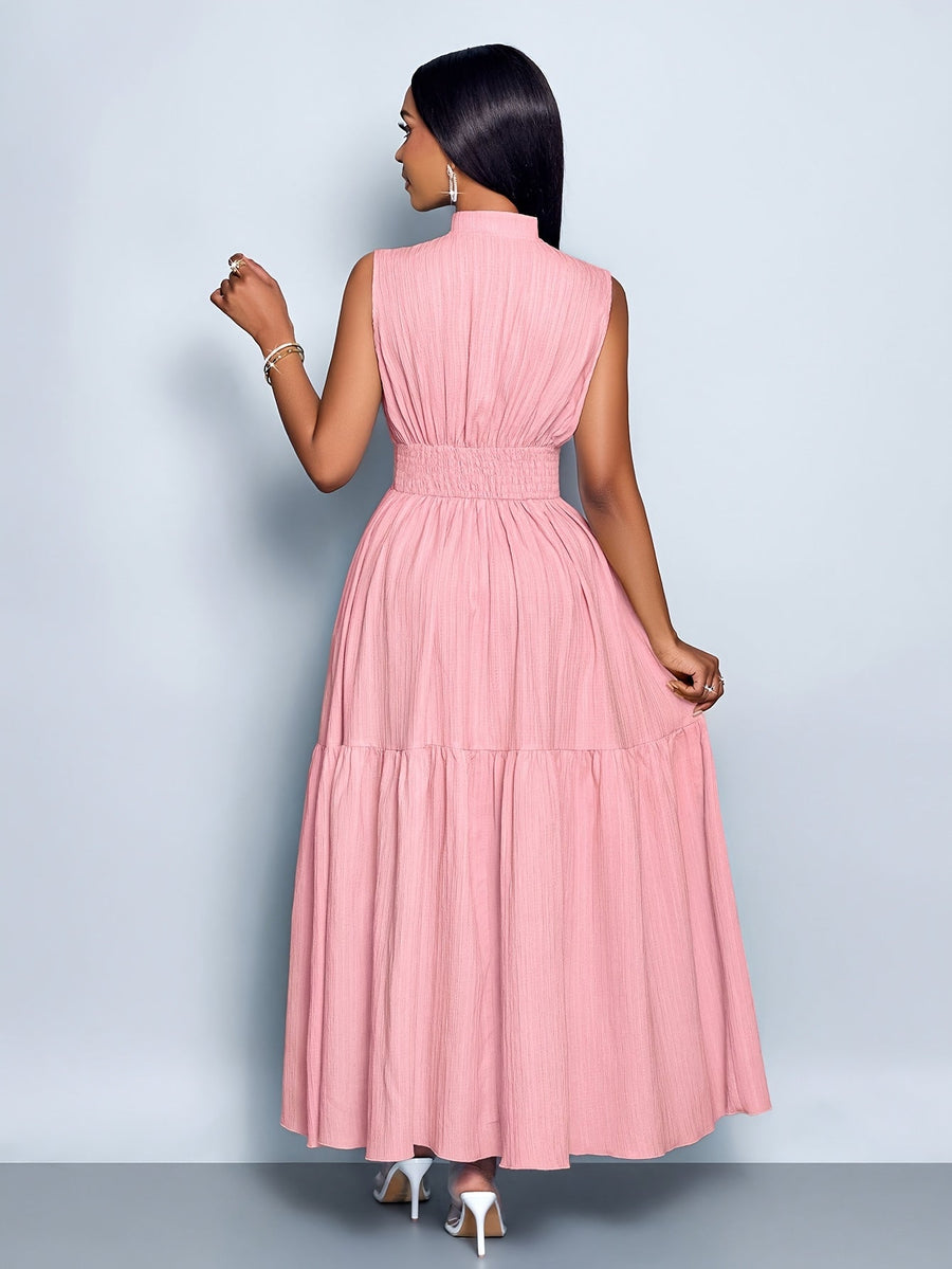 Briar | Wedding Guest Maxi Dress A-Line Mock