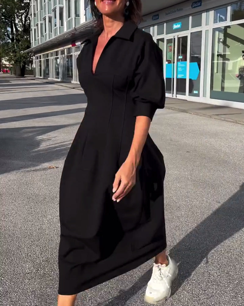 Sofia | Casual Midi Dress A-Line